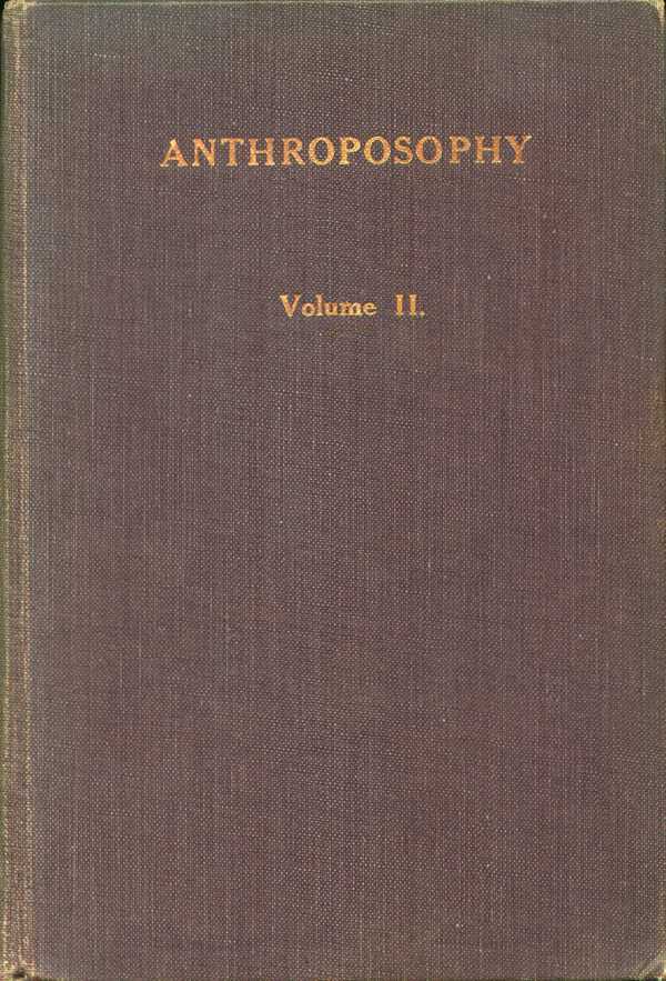 Anthroposophy Volume II 1927