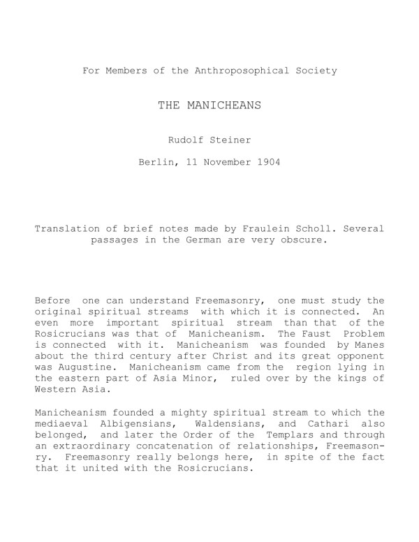 The Manicheans image