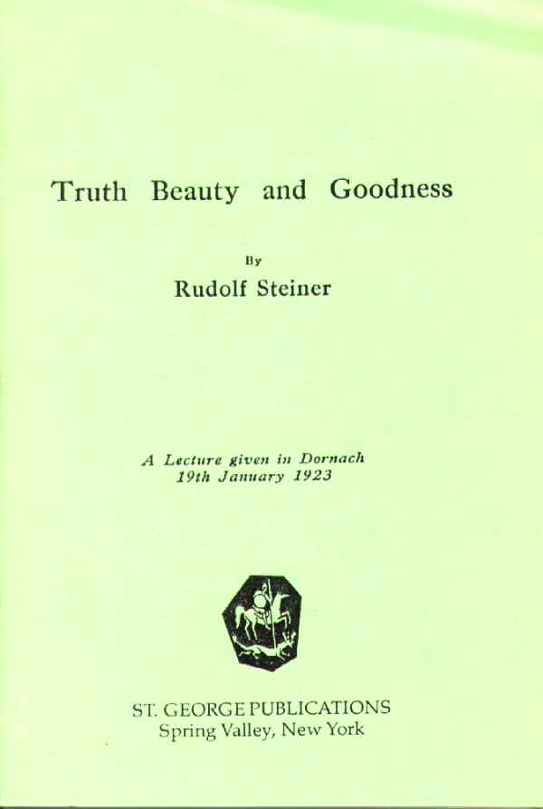 Truth, Beauty and Goodness image