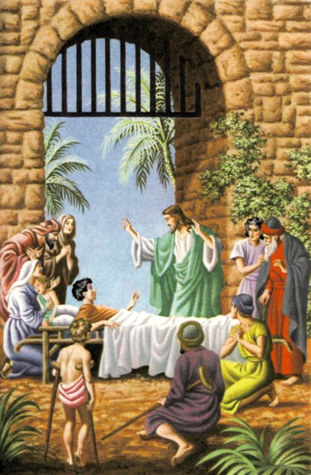 Jesus Healing the Sick (Matthew 4:24)