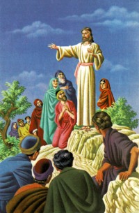 The Sermon on the Mount (Matthew 5:2)